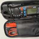 Bside 1mA DC/AC Clamp Meter True RMS 6000 Counts Temperature Low Impedance Voltage Amp V-Alert Live Wire Check Tester with Back Clip