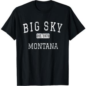 Big Sky Montana MT Vintage T-Shirt Small