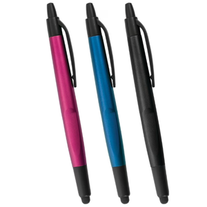 Retractable 2-in-1 Stylus & Pen 3 Piece Set