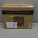 Vinyl Record Player 3-Speed Bluetooth Suitcase Portable Belt-Driven Record Player with Built-in Speakers RCA Line Out AUX in Headphone Jack Vintage Turntable (Black)