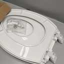 Little2Big Toilet Seat with Built-In Toddler Potty Training Seat, Slow Close, Easy to Install, Made in USA, ELONGATED, White