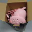 Silicone Kitchen Utensils Set - 446F Heat Resistant Cooking Utensil Sets, Spatula,Turner,Tongs,Spoon,Brush,Whisk, Wooden Handle Silicone Kitchen Gadgets Tools for Non-Stick Cookware BPA Free (Pink)