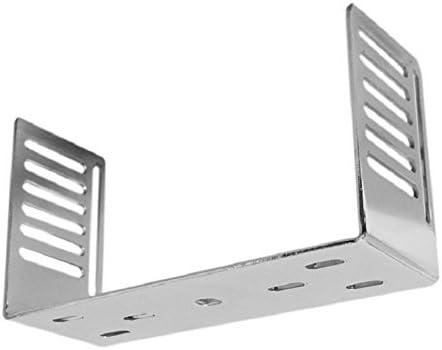 WORKMAN DXX-C ( Chrome ) CB RADIO MOUNTING BRACKET 8 1/4" WIDE & 4 1/2" DEEP