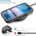 SPORTLINK for iPhone 13 Pro Waterproof Case - Full Body Shockproof Dustproof Phone Screen Protector Rugged Waterproof Case for iPhone 13 Pro 6.1 Inches Black