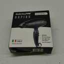 BaBylissPRO Nano Titanium Italian Rapido Hair Dryer - Professional, Lightweight 2000 Watt Blow Dryer (Black)