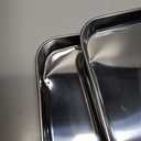 Baking Sheet Set of 2, Commercial Grade Stainless Steel Cookie Sheets for Baking, 18 x 13 Inch Thicker Large Baking Pans Oven Tray, Warp Resistant Nonstick Half Sheet Pan, Nontoxic & Heavy Duty