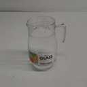 YYZIIOQ-Glass Pitcher with Lid, Thickened Glass, Water Jug and Juice and Iced Tea Beverage Carafe (1600ml)