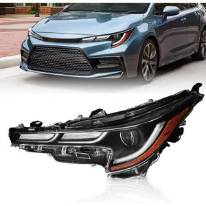 JFN LED Headlight Compatible with 2020-2022 Corolla SE/XLE/XSE 8111002S50 TO2503287 (Driver Side (Left)