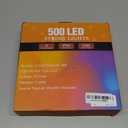 Weillsnow 500 LED Multicolor Outdoor Christmas Lights, 164Ft Plug in Waterproof String Lights, 8 Modes with Memory for Outdoor Indoor Garden Halloween Christmas Decorations (Multicolor)