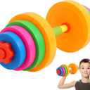 BESPORTBLE Adjustable Boys and Girls Dumbbell Set Water-Filled Weight Training Toys for Boys and Girls Lightweight Exercise Equipment for Kindergarten Fitness Fun and Engaging Workout