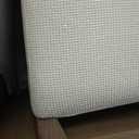 Jennifer Taylor Home Americana 26" Cane Back Counter-Height Bar Stool, Taupe Beige Textured Weave