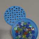 Glass Marble Stacking Balance Game with Base for Multiple Players Family Interactive Board Game Skill Development and Strategic Thinking Training