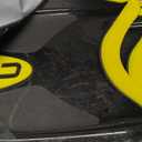 Cressi Palau Adjustable Open Heel Fins, Black/ Yellow, M/ L