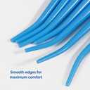 JMU 100 Pcs Dental Surgical Aspirator Tips 1/16" Blue, Pack of 25, 4 Packs
