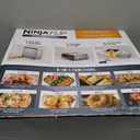 Ninja Air Fryer Toaster Oven Combo | 8-in-1 Functionality | Flip Up & Away for Storage Space | Air Fry Basket, Sheet Pan, Wire Rack & Removable Crumb Tray |1800 Watt | Stainless Steel | SP151, 17.01 in L X 15.75 in W X 7.68 in H