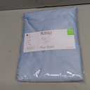 Royale Linens 300 Thread Count 100% Long Staple Combed Cotton Flat Sheet - Super Soft - Top Sheets - Twin Flat Sheet Sold Separately - Breathable, Cool & Crisp Percale Sheets Only (Twin, Lake Blue)