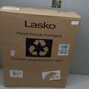 Lasko Oscillating Cyclone Pedestal Fan, Adjustable Height, Timer, Remote Control, 3 Speeds, for Bedroom, Living Room, Home Office, 18", Black, 1843