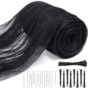 8 X 100 Ft Garden Netting, 5/8in Mesh Heavy Duty Bird Netting for Vegetable, Fruit Trees, Blueberry Bush Protection, Reusable Poultry Netting Against Birds, Deer, Rabbit and Cat, Chicken Coop Net