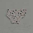 Carter's Girls' Little 7-Pack Underwear (2-3, White/Pink/Black/Hearts)