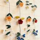 10PCS Paper Flower Decoration, DIY Hanging Garland Colorful Paper Flower String Decorations Pastel Wall Decor for Home, Living Room, Bedroom, Birthday, Baby Shower Party & Wedding