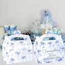 Something Blue Before I Do Bridal Shower Treat Boxes Something Blue Bridal Shower Decorations 12pcs Blues Bow Before I Do Gift Wrap Boxes for Bachelorette Engagement Wedding Party Favor Supplies