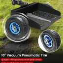 Walk Behind for Mower Sulky, Two Wheels Lawn for Mower Sulky with 10" Tires