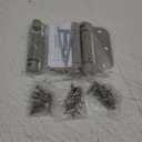 3 Pack Spring Hinges Self Closing 3.5 Inch, Self Closing Door Hinges with 5/8'' Radius Corners, Adjustable Tension for Garage, Front and Back Doors, Left and Right Hand, UL Listed