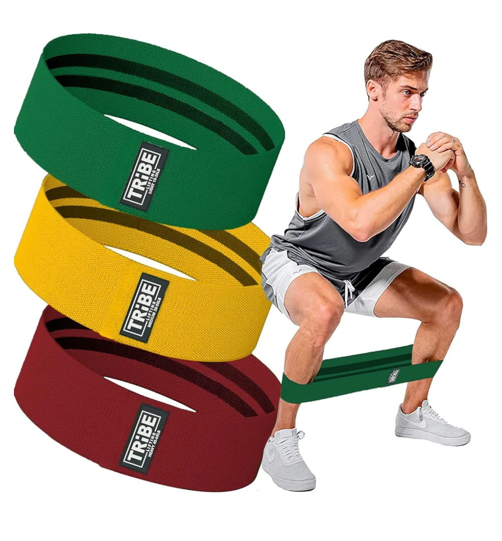 Fabric Resistance Bands for Legs - Workout Bands Resistance Bands for Men and Women - Booty Bands for Working Out - Exercise Bands Resistance Bands Set - Elastic Bands for Exercise