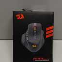 Redragon M811 PRO Wireless MMO Gaming Mouse, 15 Programmable Buttons RGB Gamer Mouse w/Ergonomic Natural Grip Build, 10 Side Macro Keys, Software Supports DIY Keybinds & Backlit (Black)