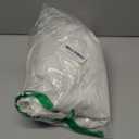 XWZO White 100% Blackout Curtains - Heat and Full Light Blocking Drapes with Black Liner for Bedroom/Laundry Room, Grommet Top Window Panels with Tiebacks, White, W52 x L72, Set of 2