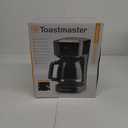 Toastmaster 12-Cup Digital Touchscreen Drip Coffee Maker - Programmable Automatic Coffee Machine - Kitchen Appliance with Keep Warm Setting