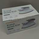 Travel Iron Mini with Steam for Clothes with Dual Voltage, Portable Mini Ironing Machine with Non-Stick Soleplate, Small Iron for Sewing, Quilting and Handcraft (Celadon)