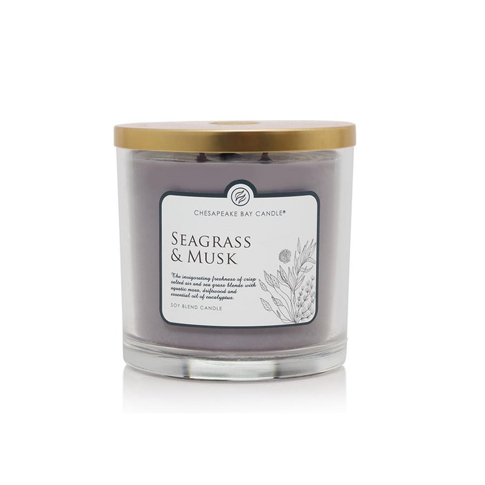 Seagrass & Musk 3-Wick Candle 14OZ