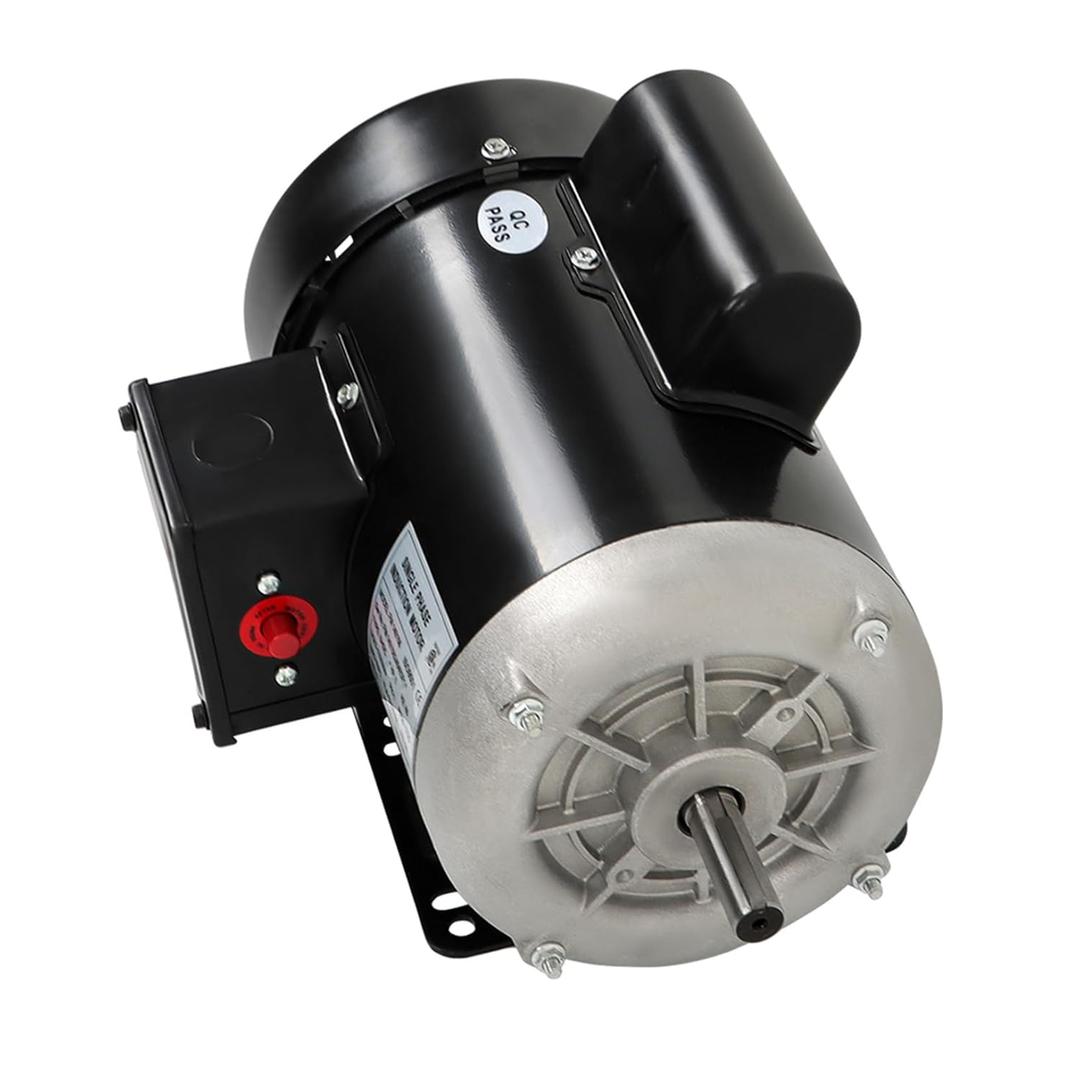 1725RPM 1 HP Electric Motor Farm Duty Single Phase Motor 115V/230V 13.6/6.8A 56 Frame CW/CCW
