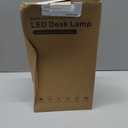 Vansuny LED Desk Lamp with USB Charging Port, Eye-Caring, 5 Color Modes,6 Brightness Levels, Touch Control, Adjustable Neck, Memory Function for Dorm Office Work Bedroom (12W,White)