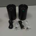 Waterless Essential Oil Diffuser, Portable Aromatherapy Diffuser with 20mL Capacity, Battery Operated Mini Scent Diffuser,3 Mist Levels & Timers, Leak-Free, for Home, Car, Office (Black 2 Pack)