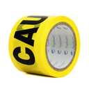 TopSoon Non-Adhesive Yellow Caution Tape 3-Inch by 300-Feet Roll Highly Visible Barricade Tape Weatherproof Safety Barrier Tape