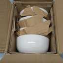 bestone 22 OZ Cereal Bowls Set of 4, 5.5 Inch Bowls Set of 4, Porcelain Round Cereal Bowl, Oatmeal Bowl, Fruit Bowl, Salad Bowl, Rice Bowl, Dishwasher, Microwave, Freezer, Oven Safe, Marble Orange (orange and white)