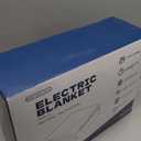 Easthome Electric Heated Blanket Full Size - Jacquard Shaggy Sherpa 72"x84" Fast Heating Bed Blankets with 6 Heating Levels & 10 Hours Auto Off, Over-Heated Protection ETL, Light Gray