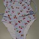 ZAFUL Two piece Tankini y2k Cheeky Tummy Control Swimsuit V-Neck Spaghetti Strap Slimming Bathing Suit 2026 (S)