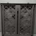 MYPET North States Paws Portable Pet Gate: 26-40" Wide. Pressure Mount. No Tools Needed. Made in USA, 23" Tall, Expandable, Durable Dog Gates for Doorways, Fieldstone Gray