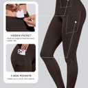 CHRLEISURE Leggings with Pockets for Women, High Waisted Tummy Control Workout Yoga Pants