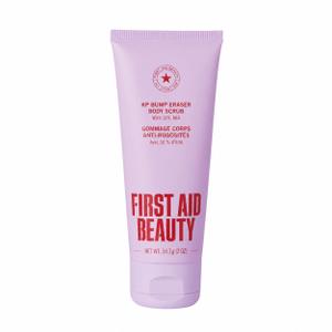First Aid Beauty KP Bump Eraser Body Scrub with 10% AHA, Keratosis Pilaris Skin Exfoliator with Glycolic and Lactic acids