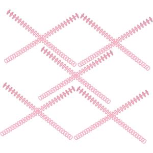 10pcs Binding Combs for Loose Leaf Notebooks and Documents Easy to Use Binding Cherry Blossom for School and Office Supplies