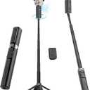 AOCHUAN Face Tracking Tripod for iPhone & Android,57'' Expandable 360 Rotation Selfie Stick that Follows Your Movement Rotation w/Remote, No APP, Phone Tripod Recording for YouTube, TikTok,Smart M3