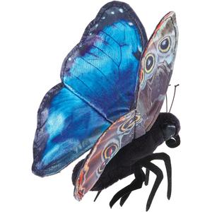 Folkmanis Blue Morpho Butterfly Finger Puppet