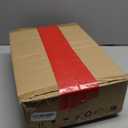 Christmas Garland with 20 LED Lights, 6ft Pre Lit Xmas Garland with Artificial Flowers Berries Ball Ornaments, Battery Operated Christmas Lighted Garlands for Mantle Fireplace Stairs (Red & White)