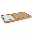 Prep-Tech Bamboo 20" x 10.5" Cutting Board and Kitchen Scale