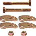 Upper Control Arm Alignment Cam Bolt Kit Enhanced Compatible with 99-18 Chevy Silverado 1500 Suburban Avalanche 2500 GMC Sierra 1500 2WD 4WD Fit Hummer H2 H2T Bolts 1.5 Suspension Kits 2 PCS