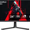KOORUI 24 Inch Computer Monitor -FHD 1080P Gaming Monitor 165Hz VA 1ms, AdaptiveSync Technology, LED Monitors with Ultra-Thin, HDMI X2 /DP, VESA Compatible, Tilt Adjustable, Eye Care 24E4
